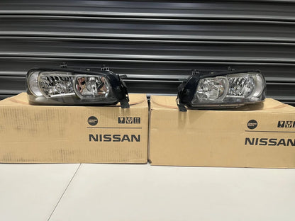 Xenon Headlight Assemblies (RHS & LHS) to suit Nissan Skyline R34 GTR (01/1999 - 08/2000) Early Model - Vega Autosports