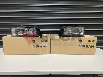 Xenon Headlight Assembly Set Rhs & Lhs To Suit Nissan Skyline R34 Gtr Late Model - 00/08 Onwards