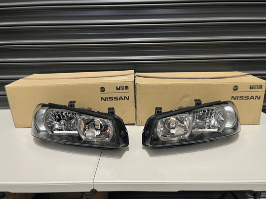 Xenon Headlight Housings (Rhs & Lhs) To Suit Nissan Skyline R34 Gtr (01/1999 - 08/2000) Early Model